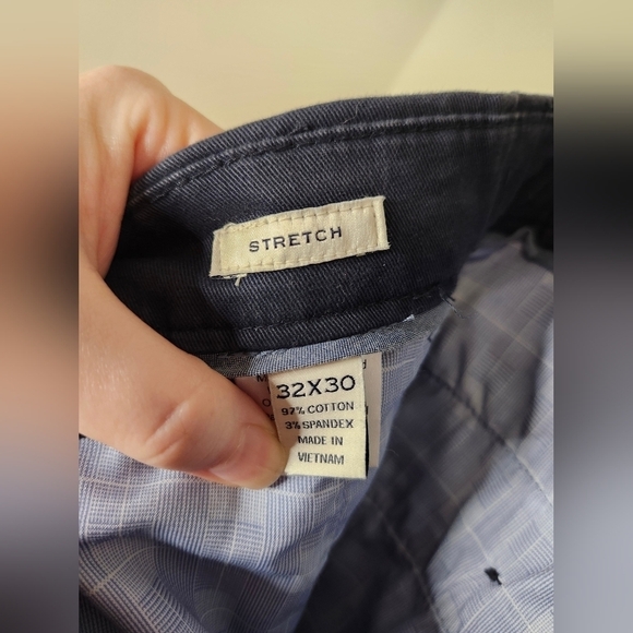 Joseph Abboud Men's Pant Mens‎ Size 32x30 Navy Cotton Stretch Work Career Casual - Picture 6 of 7